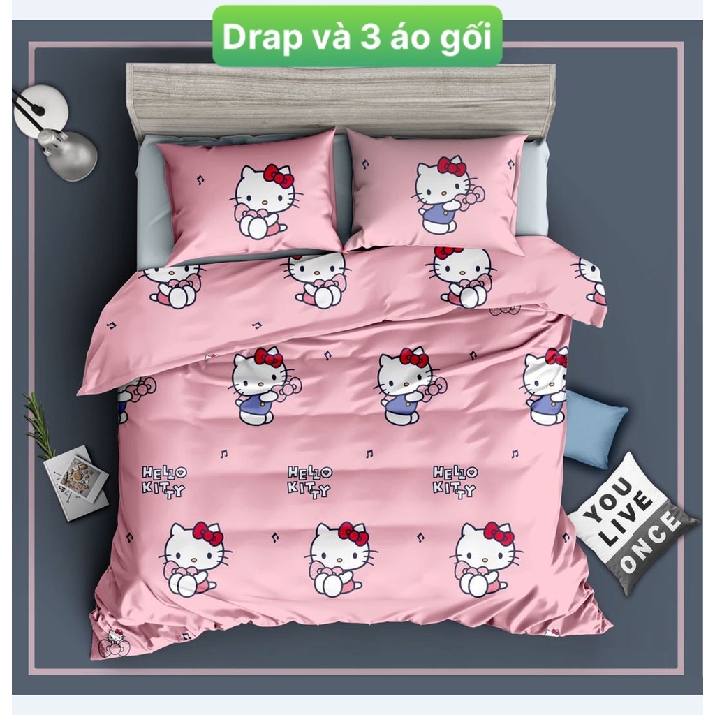 Bộ drap gối Tencel vải nhập Hàn Quốc đỉnh cao mát , mềm mại