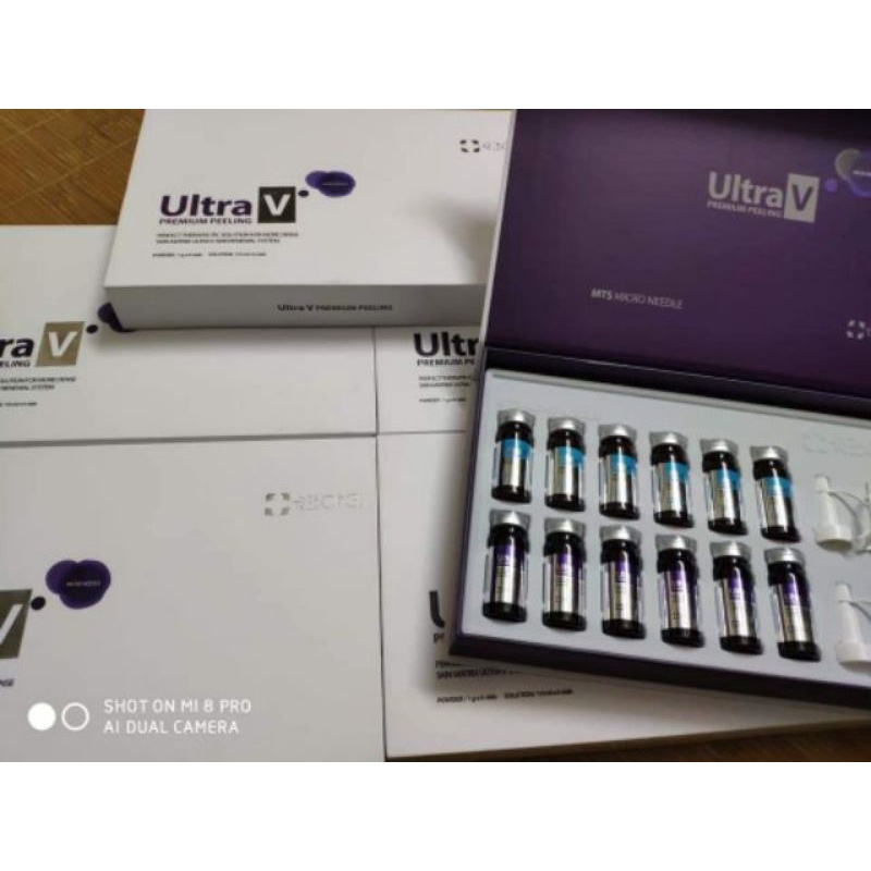 (Chính Hãng) Vi Kim Tảo Biển Ultra V Reborn Cell Tái Tạo Da, Tách Lẻ Set 1 Cặp