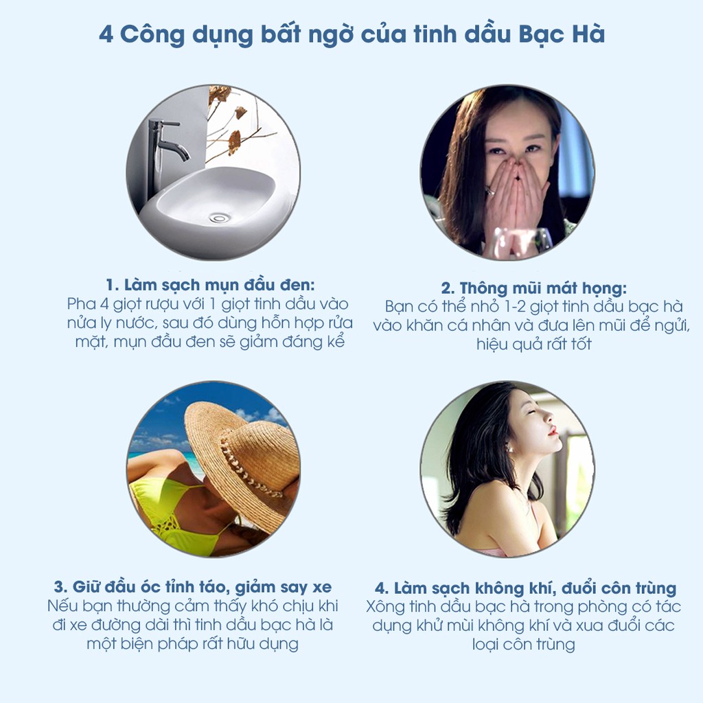 TINH DẦU THIÊN NHIÊN  NGUYÊN CHẤT  THIÊN TRÚC  10ML TỰ CHON (10 MÙI)- NHẬP KHẨU ẤN ĐỘ