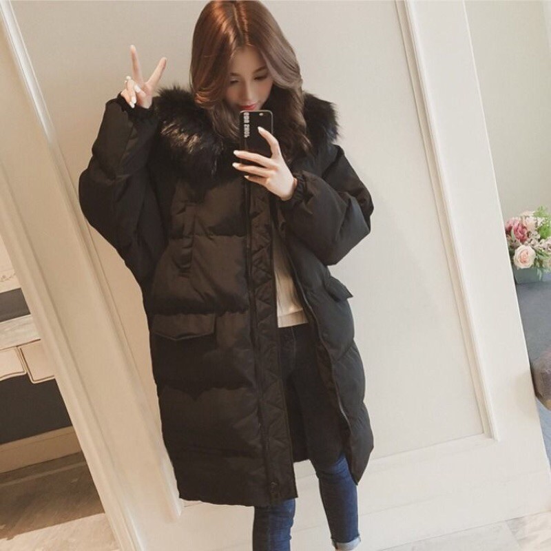 Áo phao dáng dài cao cấp