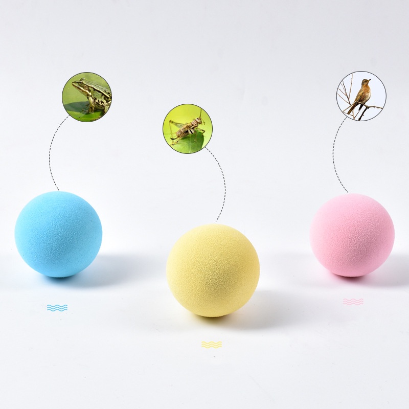 【RIZER】Đồ Chơi Quả Bóng Len Có Âm Thanh Thông Minh Vui Nhộn Tương Tác Thú Cưng