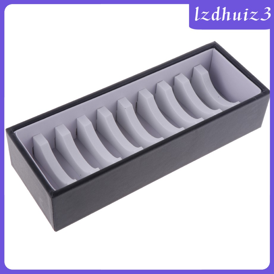 Khay Nhựa PU 10 Ngăn Đựng Trang Sức Vòng Tay Tiện Dụng lzdhuiz3