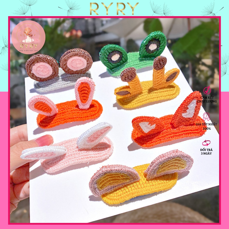 Kẹp Tóc Hình Tai Thỏ Dễ Thương Cho Nữ