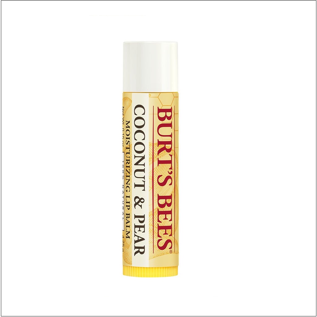 Son Dưỡng Môi Burt's Bees Moisturizing Lip Balm Natural 100% của Mỹ