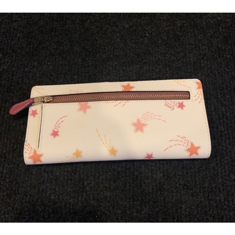 Ví COACH đựng thẻ nữ size 19.5 * 9 cm nhiều ngăn để thẻ, cash - no tag