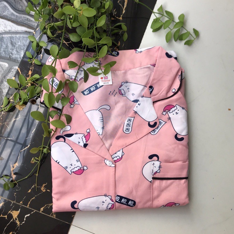 Bộ Pijama Kate Thái hoạ tiết kute 45-68kg
