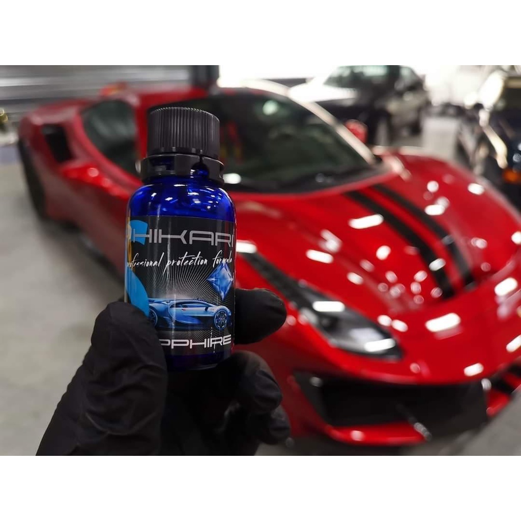 CERAMIC ĐẾN TỪ NHẬT BẢN HIKARI CERAMIC SHAPPIRE SIO2 COAT HARDNESS 7H 30ML