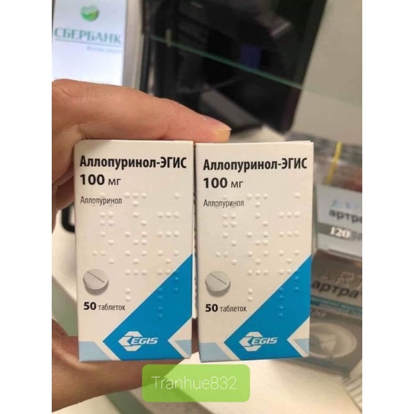 Viên giảm gout Egis 100mg Nga
