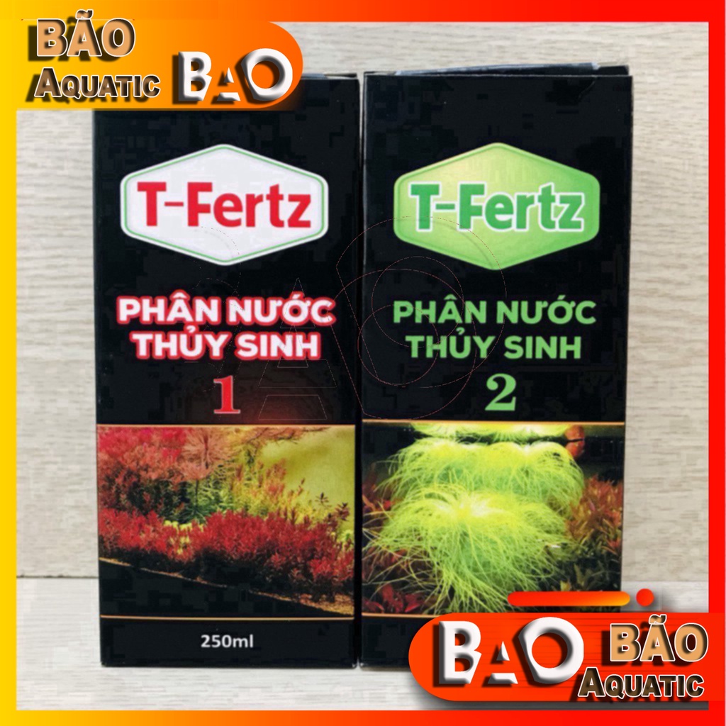 Phân Nước Thủy Sinh Cao Cấp T-FERTZ số 1 - số 2