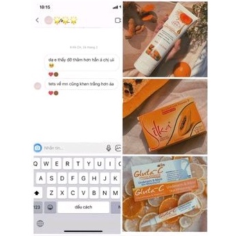 Xà phòng Đu đủ siêu thơm 135gr Silka Papaya Soap _ Xà bông trắng da, giảm thâm