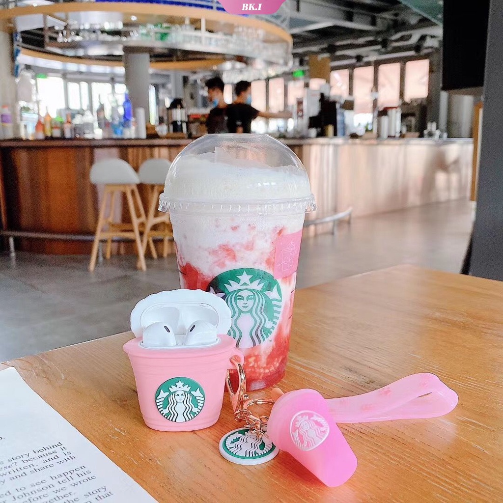 STARBUCKS Vỏ Đựng Bảo Vệ Hộp Sạc Tai Nghe Airpods 1 / 2 / Pro (Ku2)