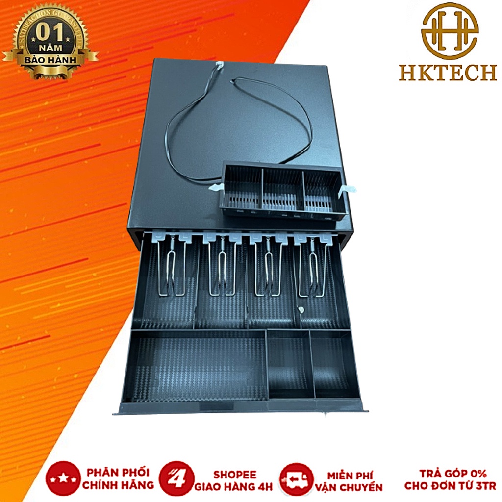 Ngăn kéo đựng tiền HKTech HK338, két thu ngân giá rẻ