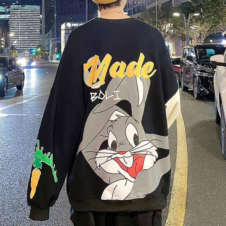 Áo khoác nam tay dài in hình hoạt hình thời trang trẻ trung