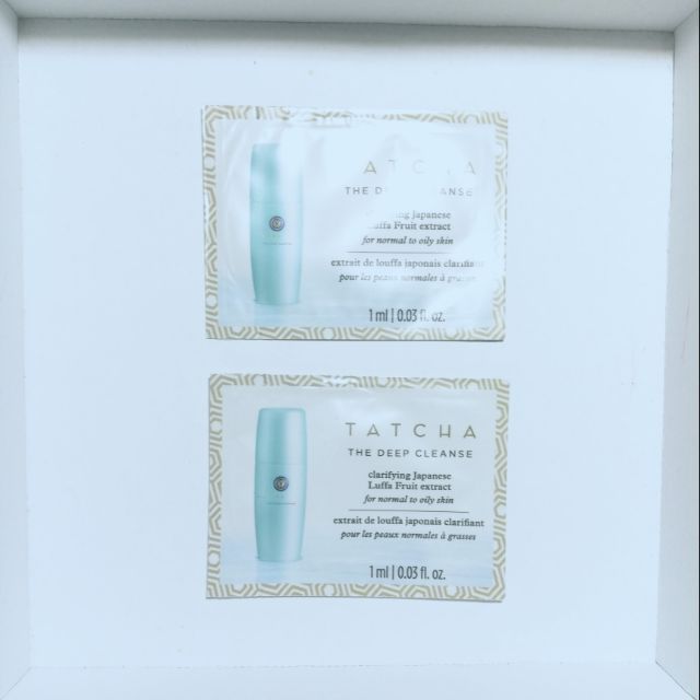 [bantronlamdep] [1ml] sữa rửa mặt Tatcha the deep cleanse