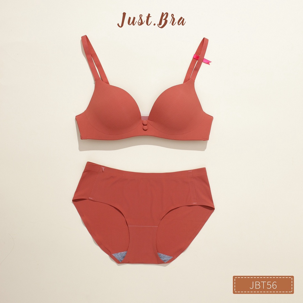 Bộ đồ lót nữ Just Bra cotton dệt kim mềm mịn thoáng mát JBT56