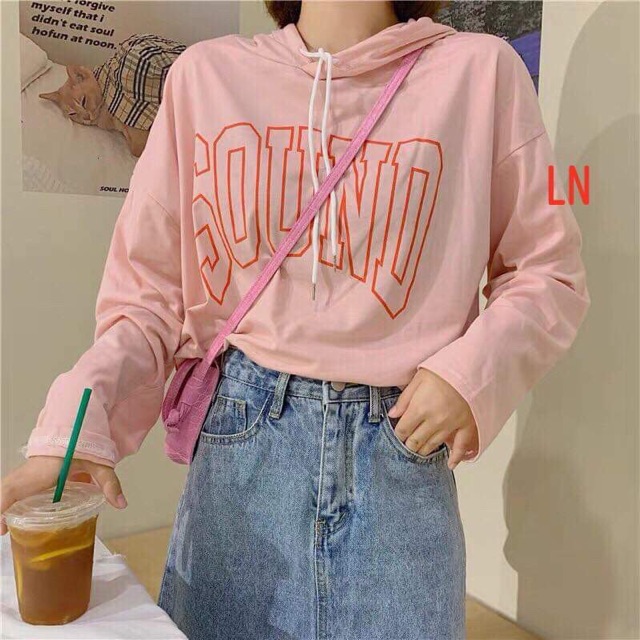 [FREESHIP ĐƠN TỪ 50K] Áo hoodie SOUND chữ ngực LNG1019