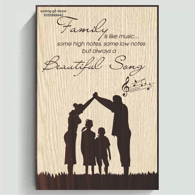 Tranh Treo Tường Câu Nói Hay Về Gia Đình Trang Trí Nhà Cửa, Decor Nội Thất Giá Rẻ