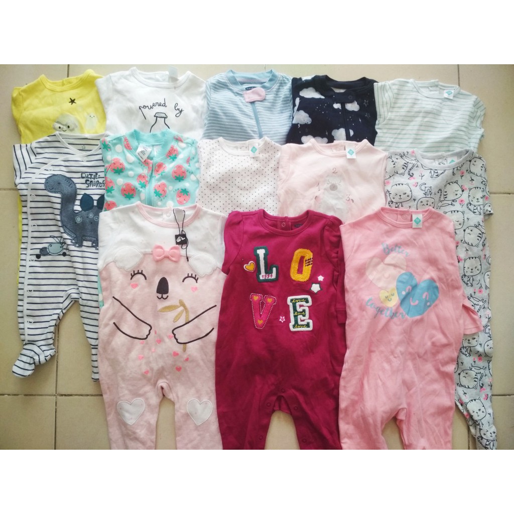 SIZE LỚN TỚI 5 TUỔI Body bé trai bé gái cotton liền tất (body vớ) khóa 2 chiều, 1 chiều, cúc bấm, bộ áo liền quần