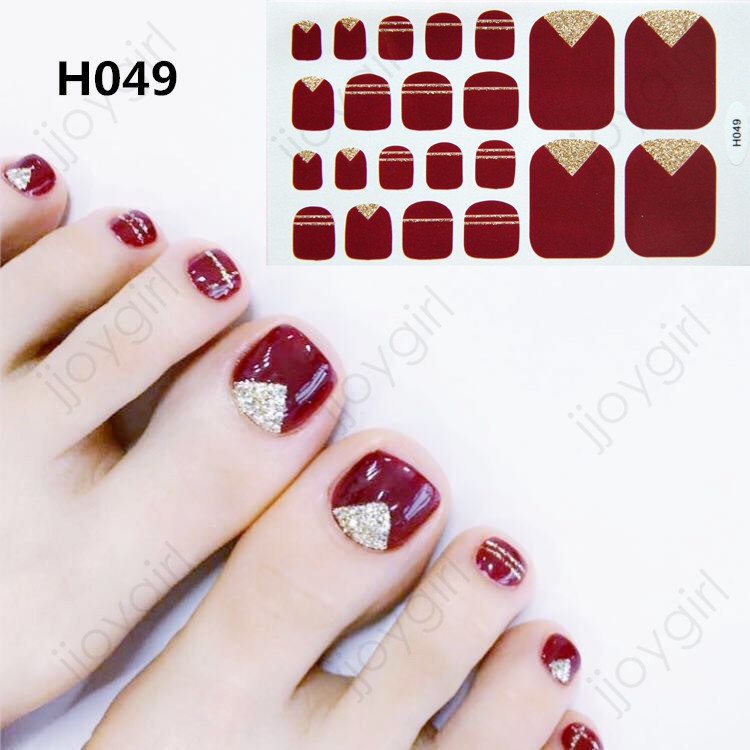 Miếng dán trang trí móng tay nghệ thuật 3D tự dính chống thấm nước H035-050 DIY