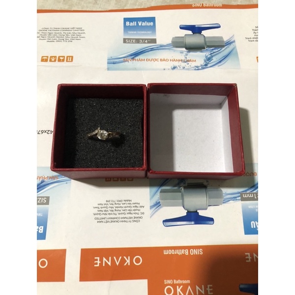 Hộp đựng nhẫn kích thước 5cm x 5cm x 4cm