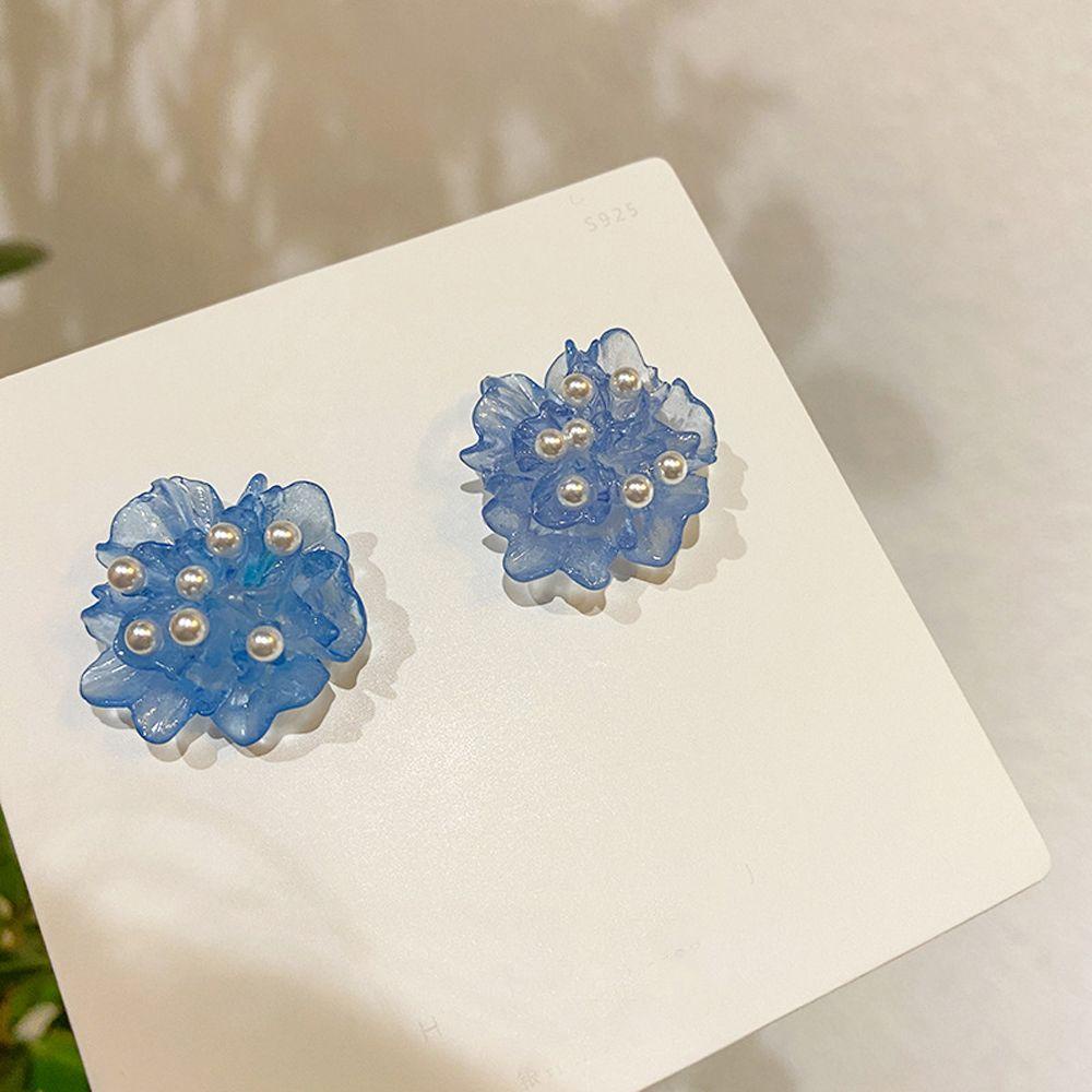 Qqmall Khuyên Tai Cổ Tích Cổ Điển Cho NữKhuyên Kẹp Vành Tai Hình Hoa Trà Phong Cách Pháp