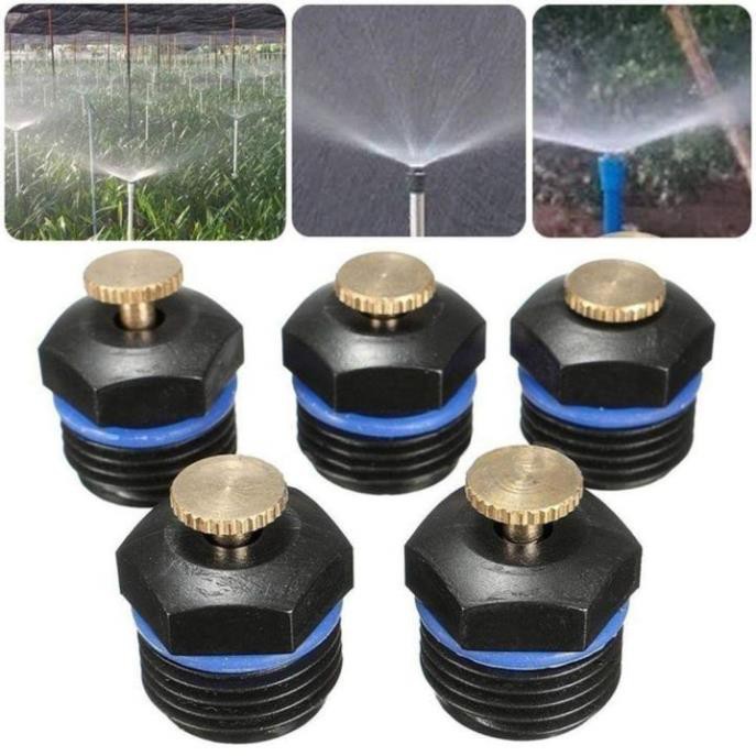 Combo 10 Đầu Phun Nước Chỉnh Được Lưu Lượng Ren 21 Chất Lượng