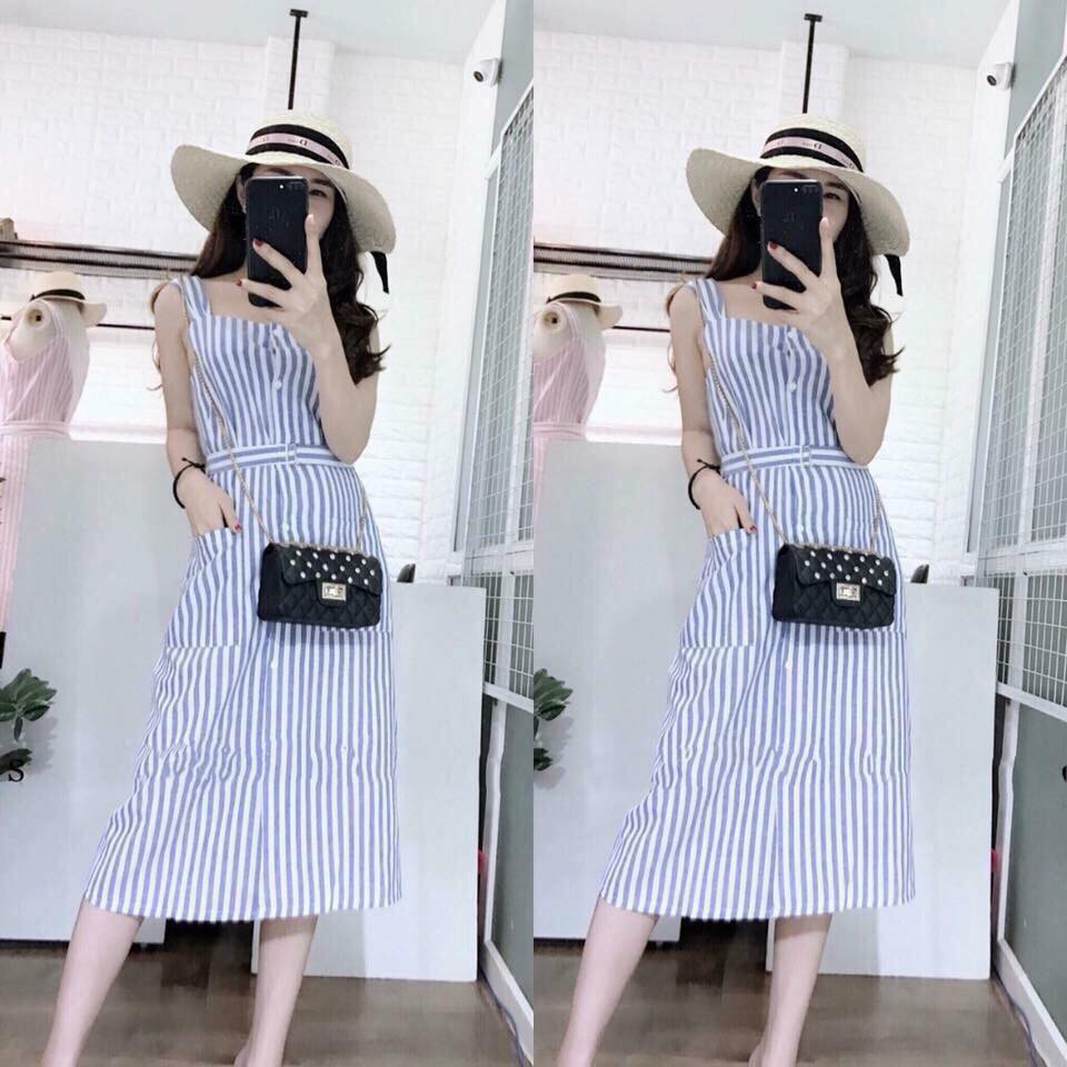 Váy 2 dây cạp to sọc [WA]
