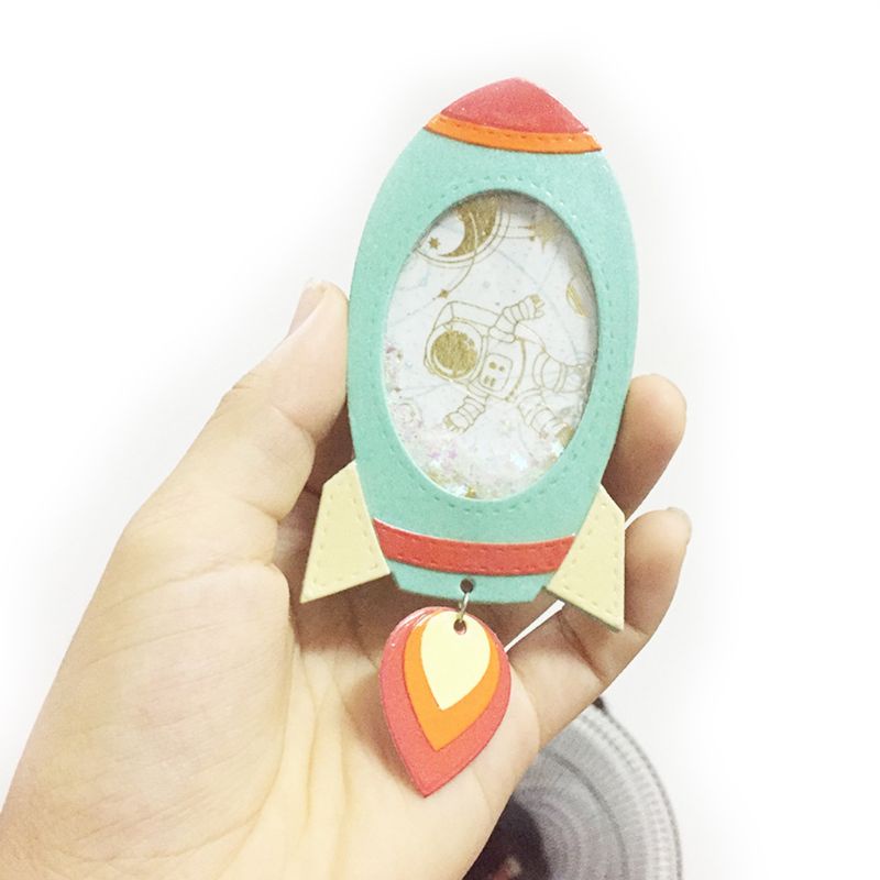 Khuôn Cắt Giấy Làm Từ Kim Loại Hình Tàu Hỏa Trang Trí Scrapbook