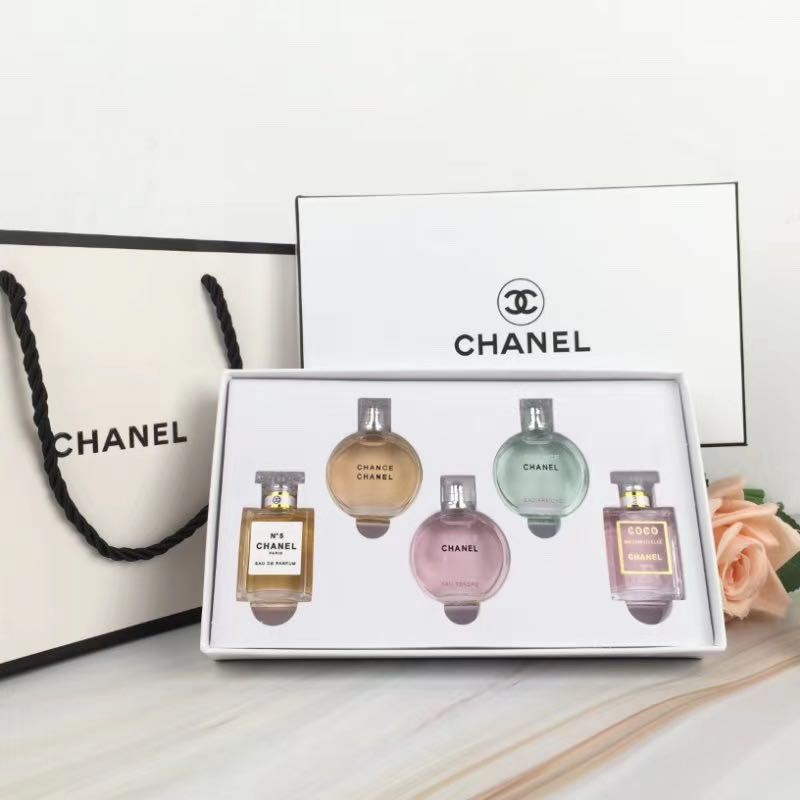 Hộp Quà Tặng Scasa Chanel N5 5x7.5ml
