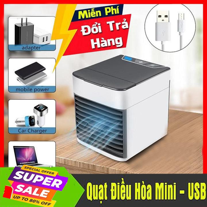 Quạt Điều Hòa Hơi Nước Mini Để Bàn Tạo Độ Ẩm Trong Phòng Làm Mát Không Khí