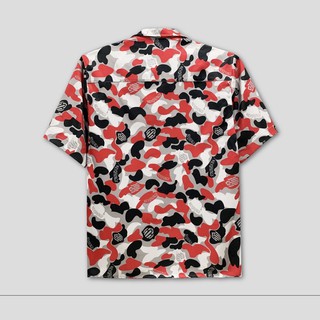 Áo sơ mi hoạ tiết Camo / Vải lụa mềm
