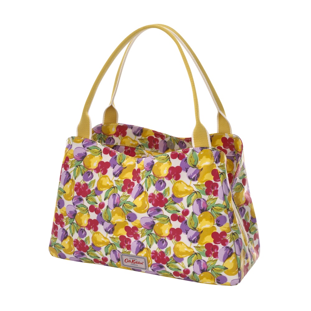 Cath Kidston - Túi đeo vai Hobo Shoulder Bag Small Painted Fruit - 1002096 - Warm Cream