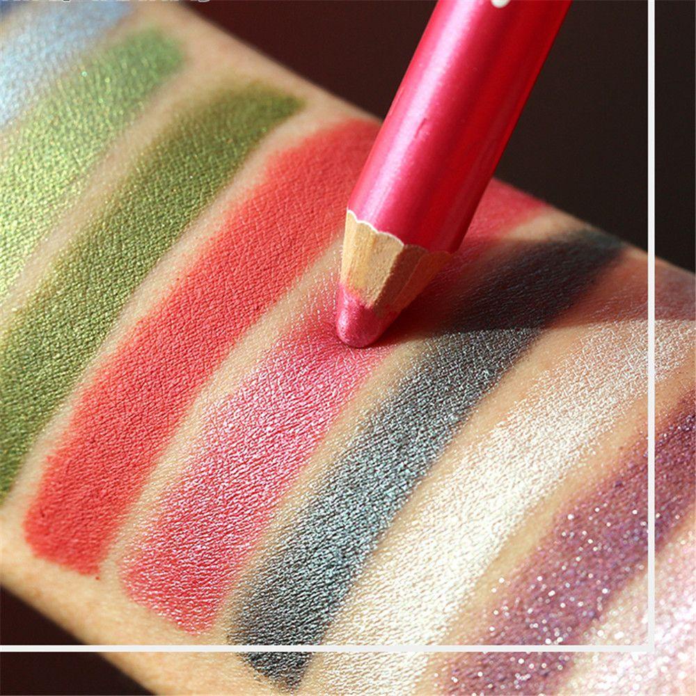 [Hàng mới về] Bút chì kẻ mắt hai đầu lấp lánh không thấm nước lâu trôi nhiều màu tùy chọn thời trang