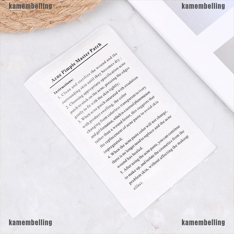 Bộ 15 Miếng Dán Hỗ Trợ Giảm Mụn Trứng Cá Chăm Sóc Da Mặt