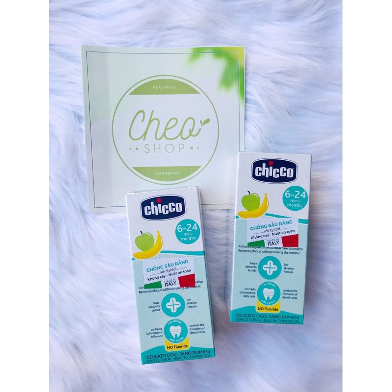 Kem đánh răng Chicco hương chuối Chicco 6M+