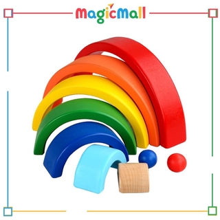 Khối Cầu Vồng 3D Hình Bán Nguyệt Giúp Bé Học Màu Sắc Và Phát Triển Nhận Thức. Đồ chơi Montessori ETED13CNM1628