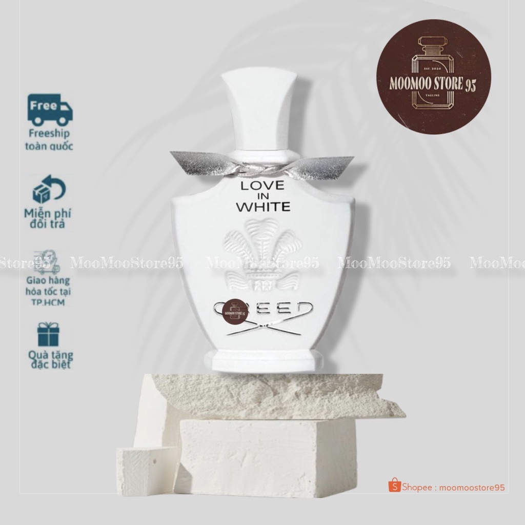 -𝐌𝐨𝐨𝐌𝐨𝐨- Creed Love in White for Summer EDP | Nước hoa nữ | Hiện đại và Tươi mới