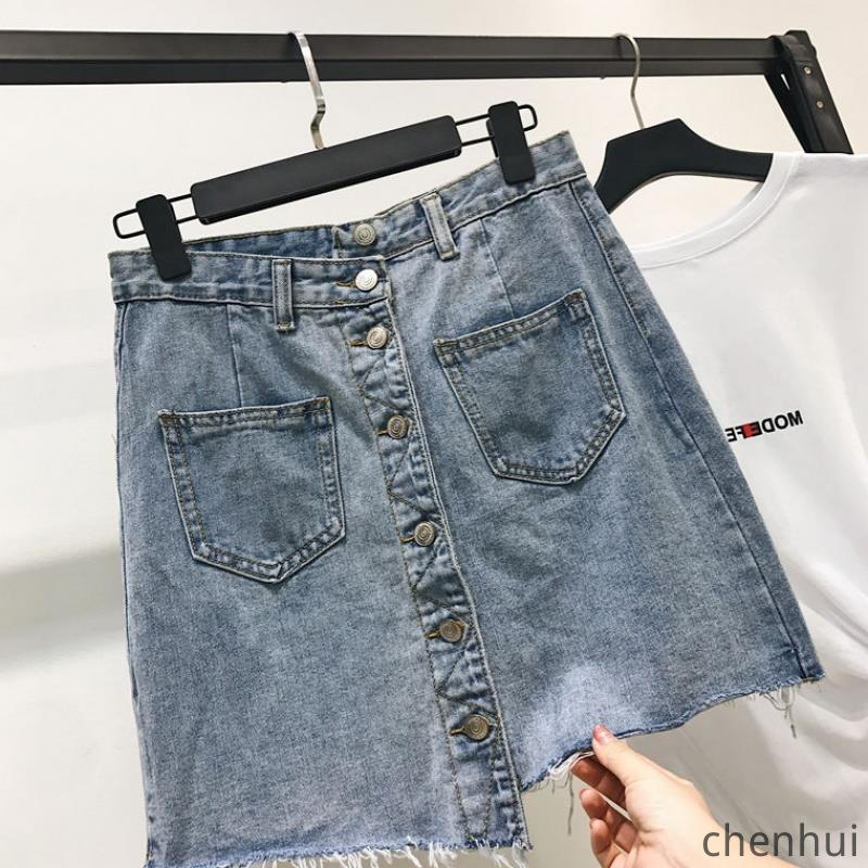 chân váy jean Chữ A Lưng Cao Thời Trang Cho Nữ | BigBuy360 - bigbuy360.vn