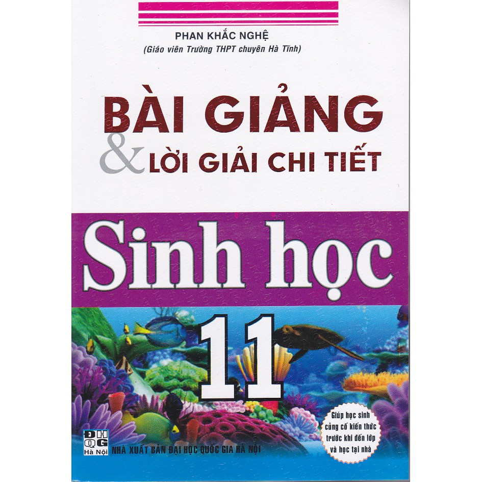 Sách - Bài giảng và lời giải chi tiết Sinh học 11