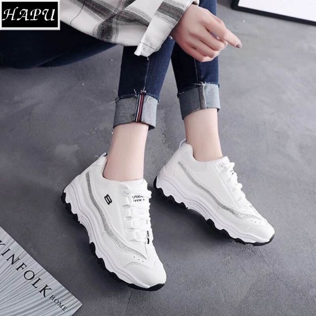 Giầy Sneaker kiểu dáng thể thao cá tính chất đẹp 2021