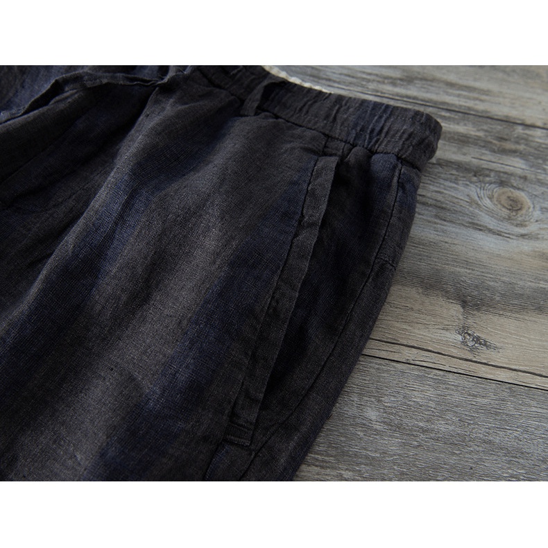 Quần ống rộng Họa Tiết Kẻ Sọc Thời Trang Mùa Hè Dành Cho Nam