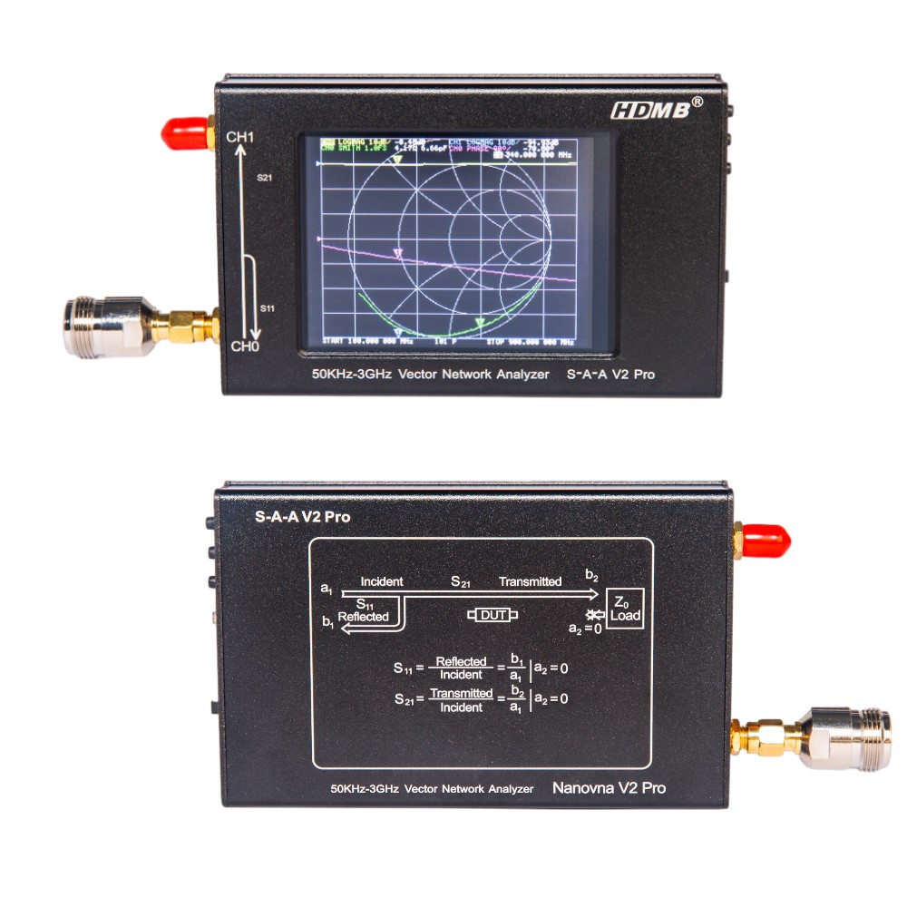 Màn hình cảm ứng 2,8 inch HDMB danh sách đóng gói Máy phân tích mạng vectơ 50Khz-3GHz, được sử dụng để đo ăng-ten VHF UHF của Nanovna F V2. Màn hình cảm ứng Nanovna inch HF Máy phân tích mạng vectơ VHF Danh sách đóng gói UHF