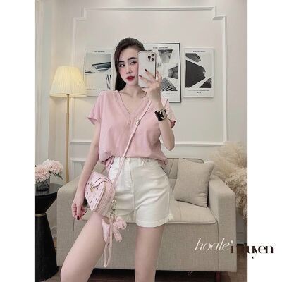 áo sát nách nữ chất thun giấy Dệt Kim v Thời Trang sang chảnh