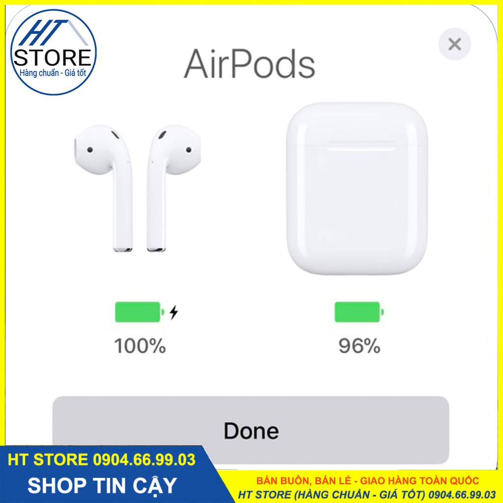 [AIRPODS 2] - Tai nghe Bluetooth bản cao cấp, đổi tên, cảm biến chạm, Dùng cả iOS - Android [BH 06THÁNG]