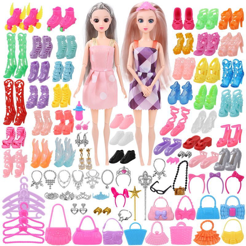 30 cm Ngôi nhà búp bê Barbie, công chúa cô gái đồ chơi trẻ em quần áo vải quà tặng sinh nhật