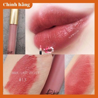 Son kem lì Bbia Last Velvet Lip Tint 13 Serious Boss- hồng đất