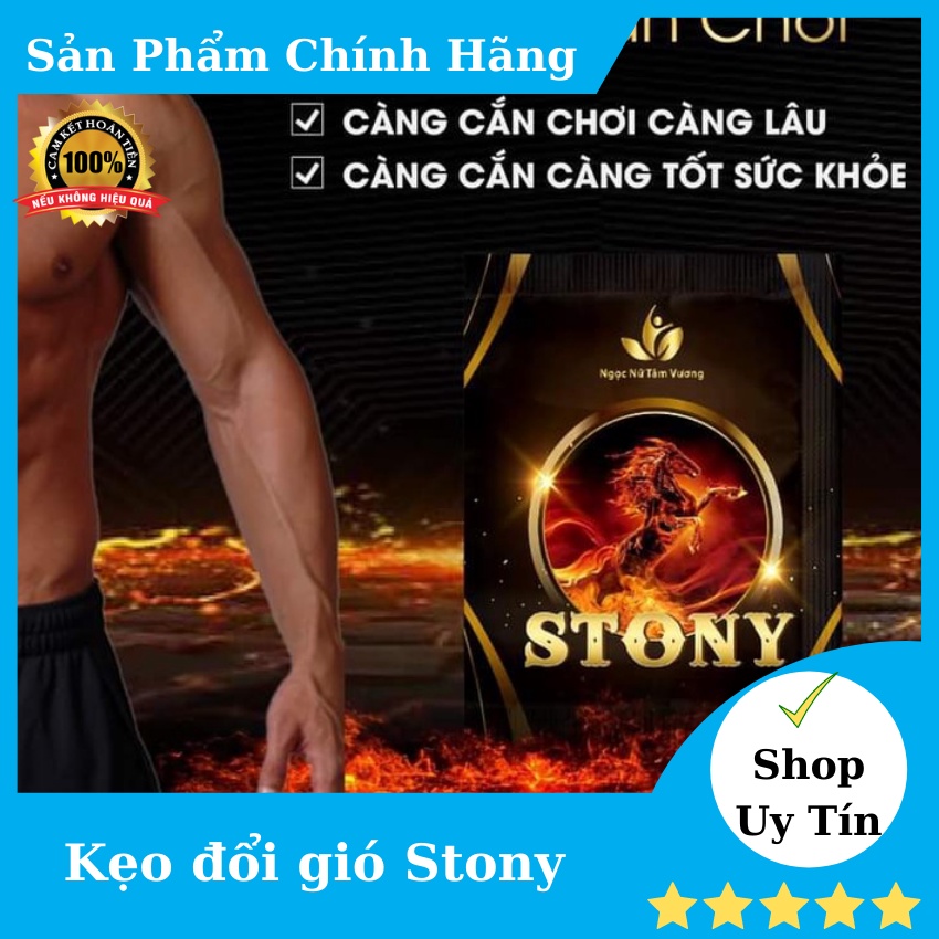 Kẹo đổi gió Stony 💥 LOẠI TỐT NHẤT 💥 kẹo ngậm hỗ trợ tăng cường sinh lí, giúp bổ thận tráng dương hiệu quả