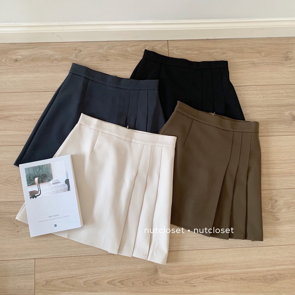 Chân váy zip vạt lệch _ CV0047 | BigBuy360 - bigbuy360.vn