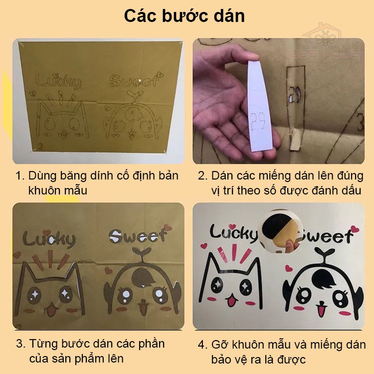 (Mới) Bộ Tranh Dán Tường Trang Trí Phòng Ngủ, Phòng Khách LOVE BLOOMS IN SUMMER-BEEHOME- Gia Dụng Nội Địa Trung