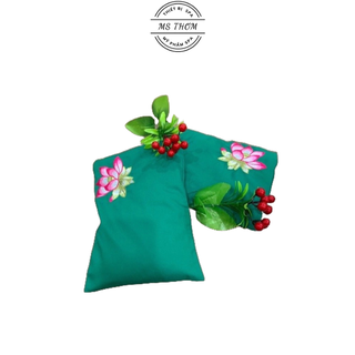 Gối chườm thảo dược hoa sen